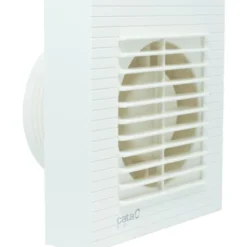 Cata B10 badventilator, timer, Ø100 mm, hvid