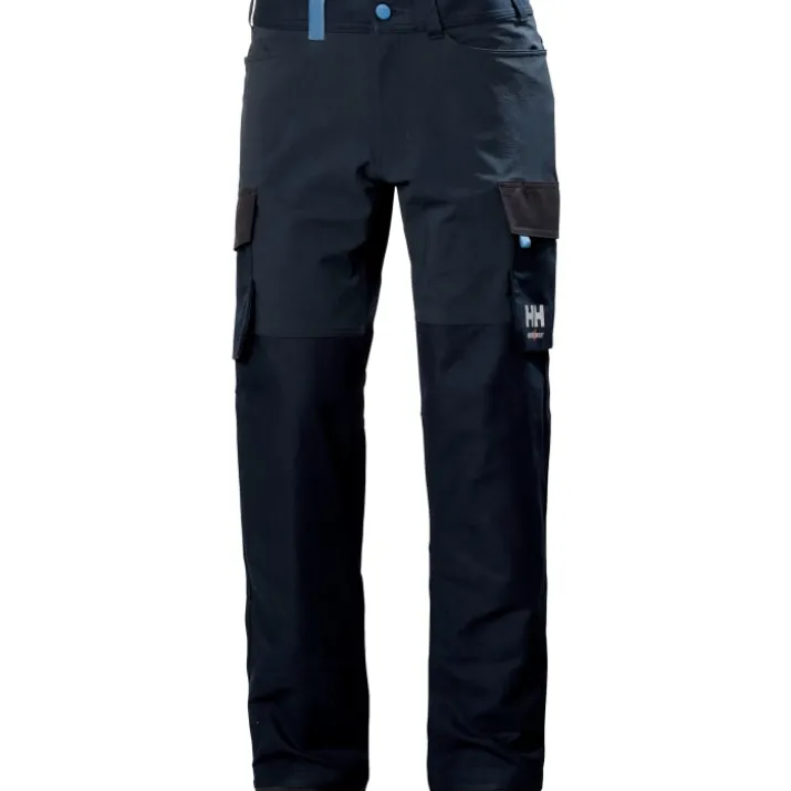 Helly Hansen Oxford servicebukser med 4-vejs stretch, marineblå/mørkegrå, str. C148