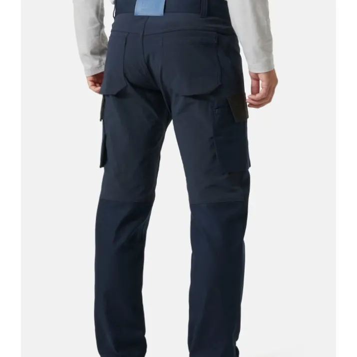 Helly Hansen Oxford servicebukser med 4-vejs stretch, marineblå/mørkegrå, str. C148