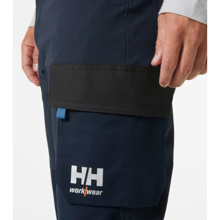 Helly Hansen Oxford servicebukser med 4-vejs stretch, marineblå/mørkegrå, str. C148