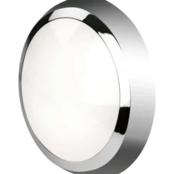 4lite Kudo plafond med nødlys & sensor, krom