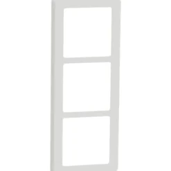 LK Fuga Base 63 ramme, 3 modul, hvid