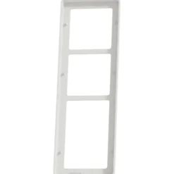 LK Fuga Base 63 ramme, 3,5 modul, hvid