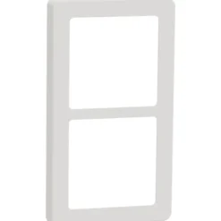 LK Fuga Base 63 ramme, 2x1 modul, hvid