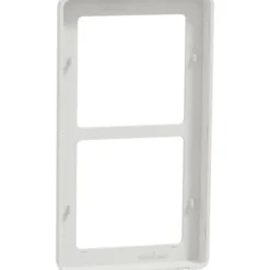 LK Fuga Base 63 ramme, 2x1 modul, hvid