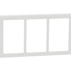 LK Fuga Base 63 ramme, 3x1,5 modul, hvid
