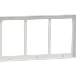 LK Fuga Base 63 ramme, 3x1,5 modul, hvid