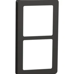LK Fuga Base 63 ramme, 2x1 modul, koksgrå
