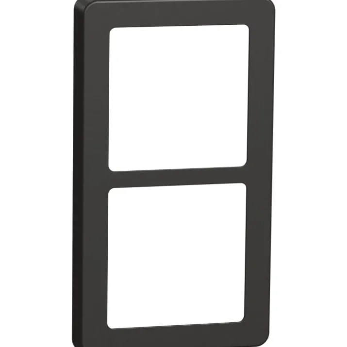 LK Fuga Base 63 ramme, 2x1 modul, koksgrå