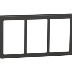 LK Fuga Base 63 ramme, 3x1,5 modul, koksgrå
