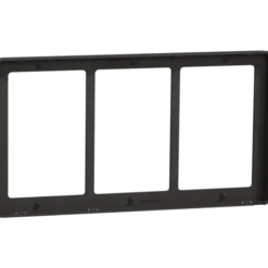 LK Fuga Base 63 ramme, 3x1,5 modul, koksgrå