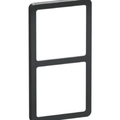 LK Fuga Slim designramme, 2x1 modul, koksgrå