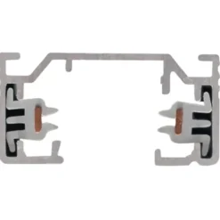 SLV 1-faset strømskinne 1 meter, sort