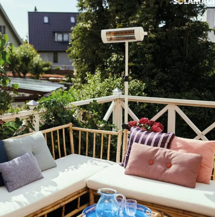Solamagic Eco+ Pro BTC terrassevarmer 3-trin, 2000W, antracit