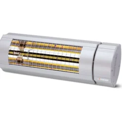 Solamagic Eco+ Pro BTC terrassevarmer 3-trin, 2000W, lysegrå