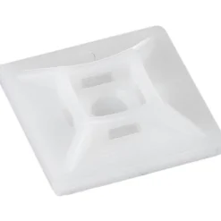 100 stk ABB sokkel til kabelstrips, hvid