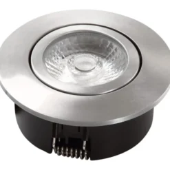 10 stk GN "Diospot 30" LED spot V.2, børstet stål, 2700K