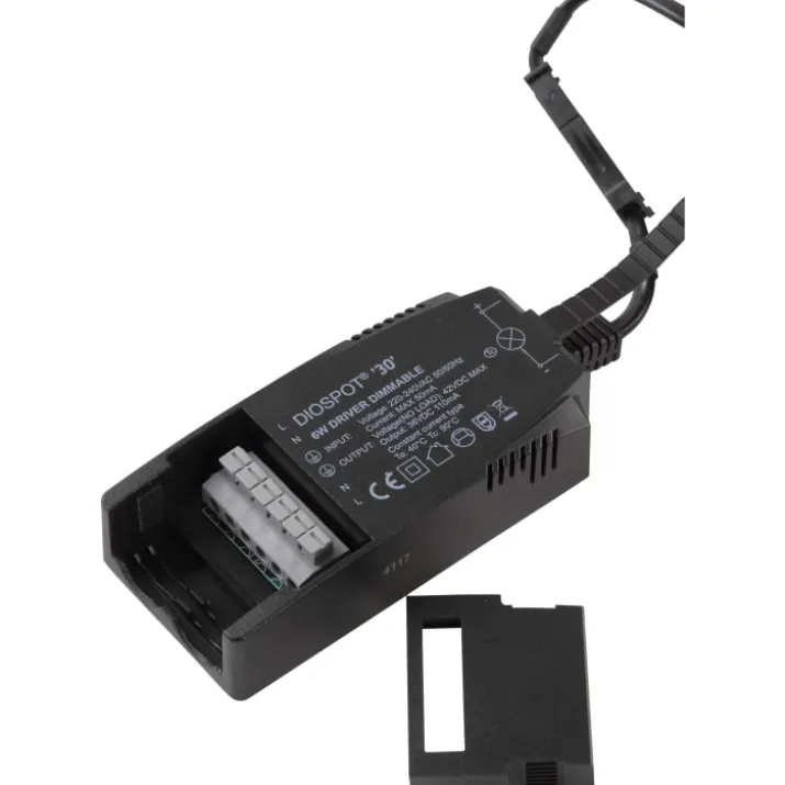 10 stk GN "Diospot 30" LED spot V.2, børstet stål, 2700K