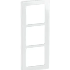 10 stk LK Fuga Pure 66 designramme, 3 modul, hvid