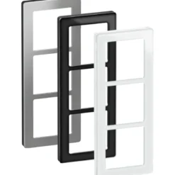 10 stk LK Fuga Pure 66 designramme, 3 modul, hvid