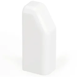 10 stk Rehau venstre endestykke, SL 20/110 mm, hvid