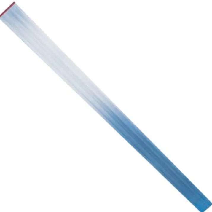 3 stk Retteskinne i aluminium, 5 meter