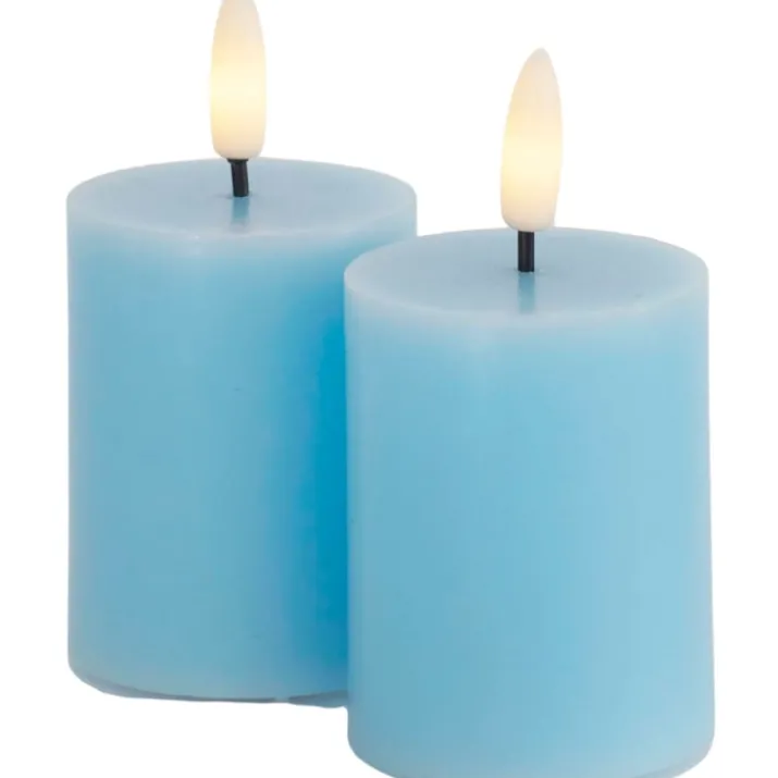 10 stk Sirius Sille LED bloklys, batteri, blå
