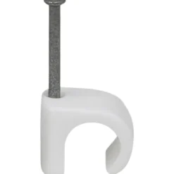 100 stk Tillex kabelclips 10-14/30 mm, hvid