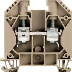 Weidmüller WDU gennemgangsklemme, beige, 16 mm²